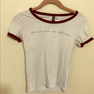 Women’s white  small T-shirt